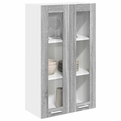 Hanging Cabinet Grey Sonoma 60 x 31 x 100 cm Engineered Wood