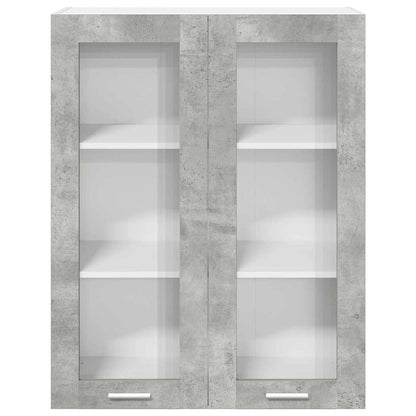 Hanging Cabinet Concrete Grey 80 x 31 x 100 cm Engineered Wood