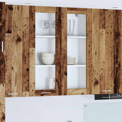 Hanging Cabinet Old Wood 80 x 31 x 100 cm Engineered Wood