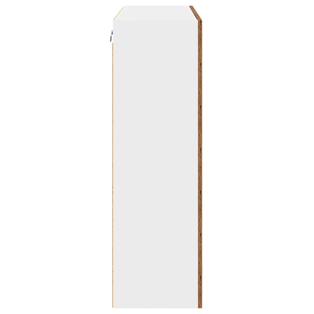 Hanging Cabinet Old Wood 80 x 31 x 100 cm Engineered Wood