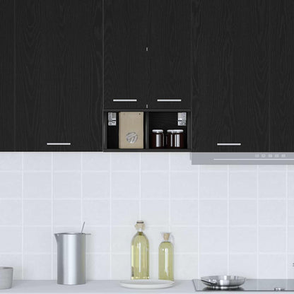 Hanging Cabinet Black Oak 20 x 29.5 x 40 cm Engineered Wood