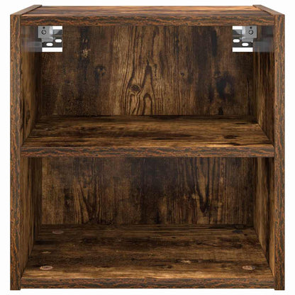 Hanging Cabinet Smoked Oak 40 x 29.5 x 40 cm Engineered Wood
