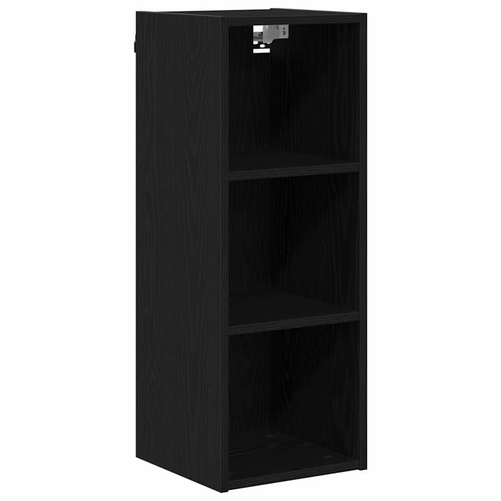 Hanging Cabinet Black Oak 30 x 29.5 x 80 cm Engineered Wood