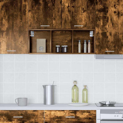 Hanging Cabinet Smoked Oak 30 x 29.5 x 80 cm Engineered Wood