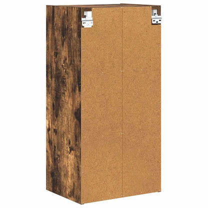 Hanging Cabinet Smoked Oak 40 x 29.5 x 80 cm Engineered Wood