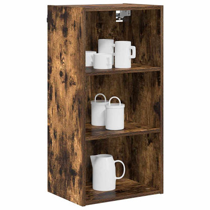 Hanging Cabinet Smoked Oak 40 x 29.5 x 80 cm Engineered Wood