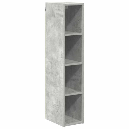 Hanging Cabinet with Storage Concrete Grey 20 x 29.5 x 100 cm