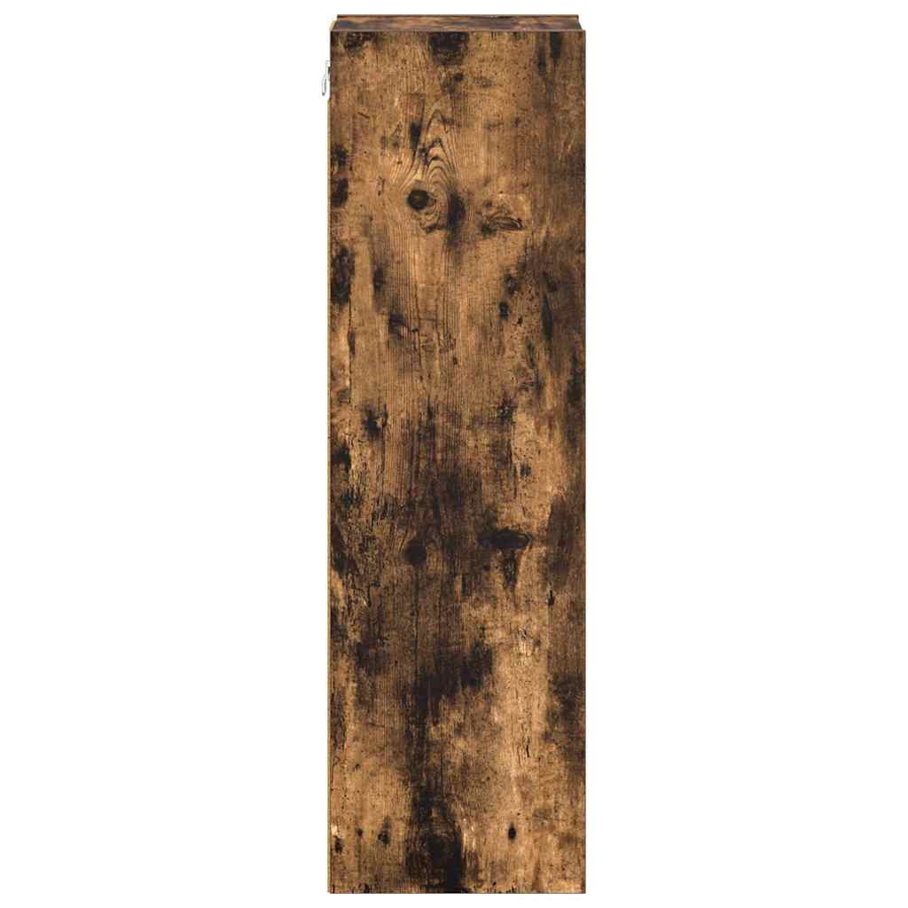 Hanging Cabinet Smoked Oak 20 x 29.5 x 100 cm Engineered Wood