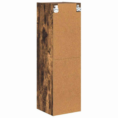 Hanging Cabinet Smoked Oak 30 x 29.5 x 100 cm Engineered Wood