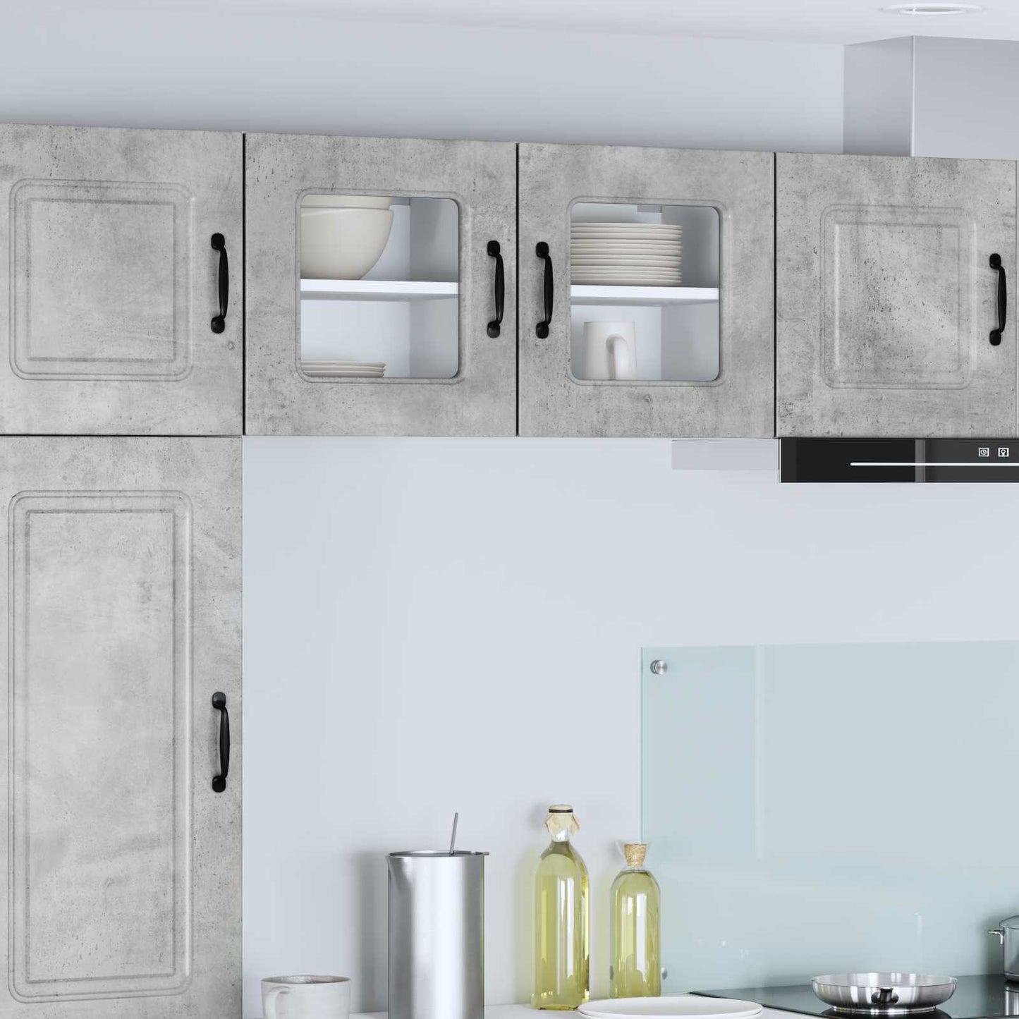 Dishwasher Panel Kalmar Concrete Grey 40 x 31 x 40 cm