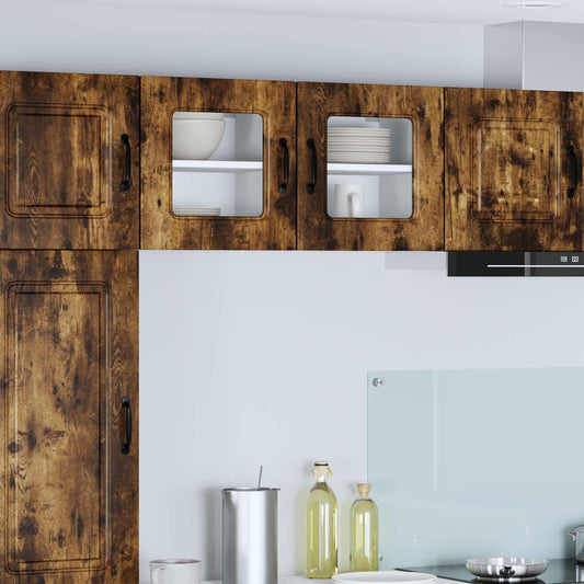 Dishwasher Panel Kalmar 2 pcs Smoked Oak Engineered Wood