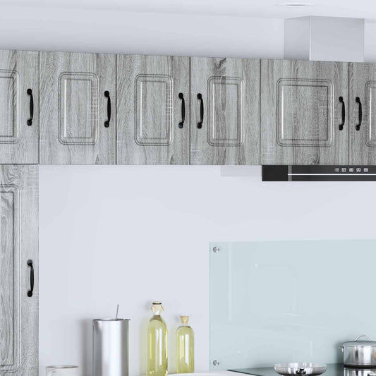 Dishwasher Panel Kalmar 2 pcs Grey Sonoma Engineered Wood
