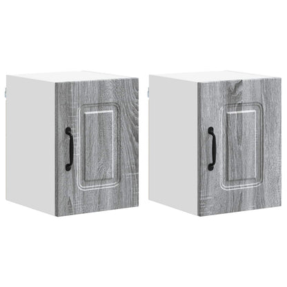 Dishwasher Panel Kalmar 2 pcs Grey Sonoma Engineered Wood