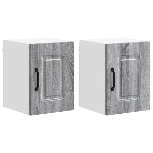 Dishwasher Panel Kalmar 2 pcs Grey Sonoma Engineered Wood