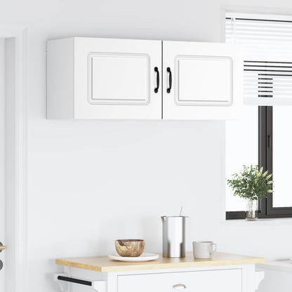 Dishwasher Panel Kalmar 2 pcs White Engineered Wood