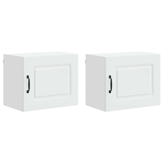 Dishwasher Panel Kalmar 2 pcs White Engineered Wood