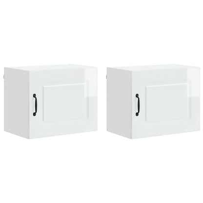 Dishwasher Panel Kalmar 2 pcs High Gloss White 50 x 31 x 40 cm