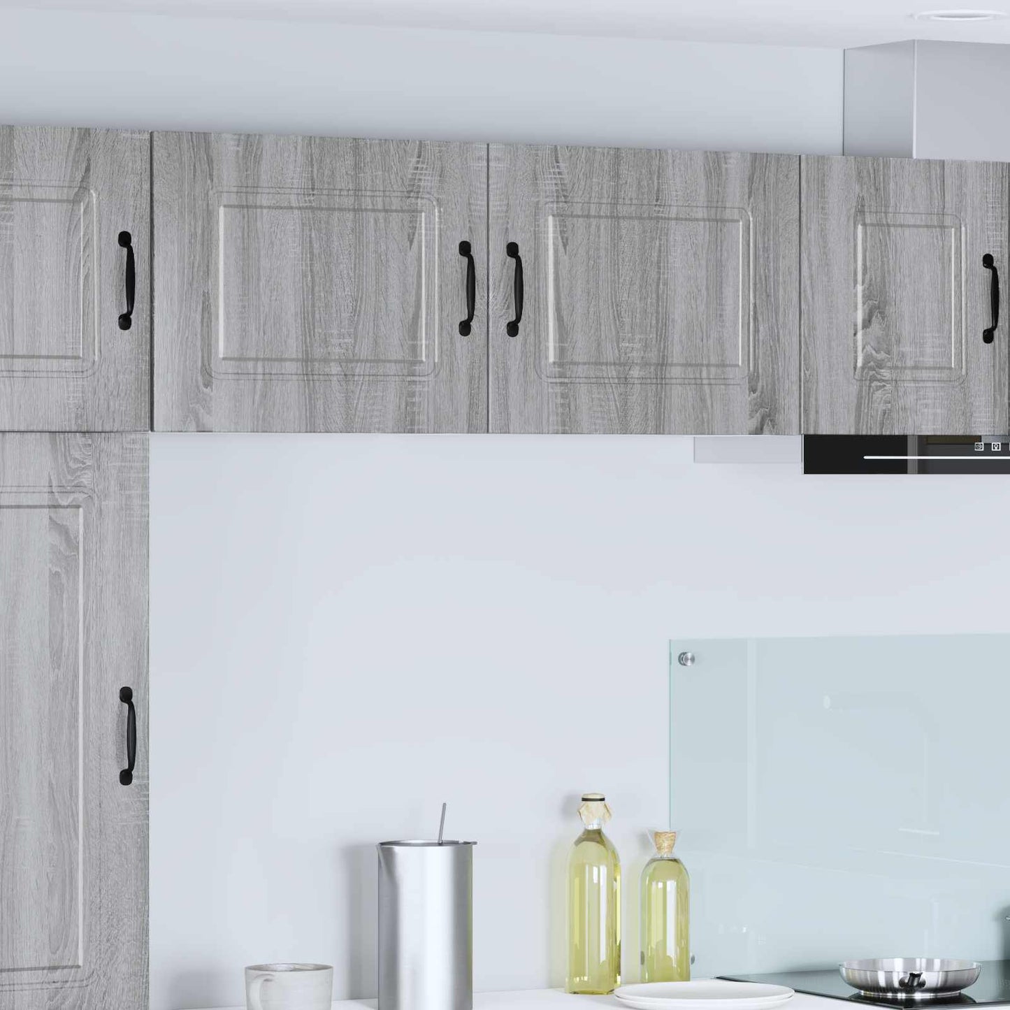 Dishwasher Panel Kalmar 2 pcs Grey Sonoma Engineered Wood