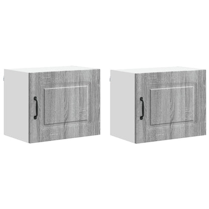 Dishwasher Panel Kalmar 2 pcs Grey Sonoma Engineered Wood