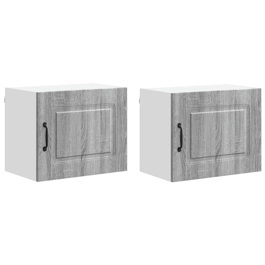 Dishwasher Panel Kalmar 2 pcs Grey Sonoma Engineered Wood