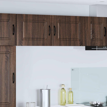 Dishwasher Panel Kalmar 2 pcs Brown Oak Engineered Wood