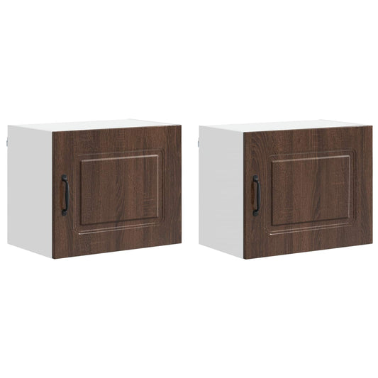 Dishwasher Panel Kalmar 2 pcs Brown Oak Engineered Wood