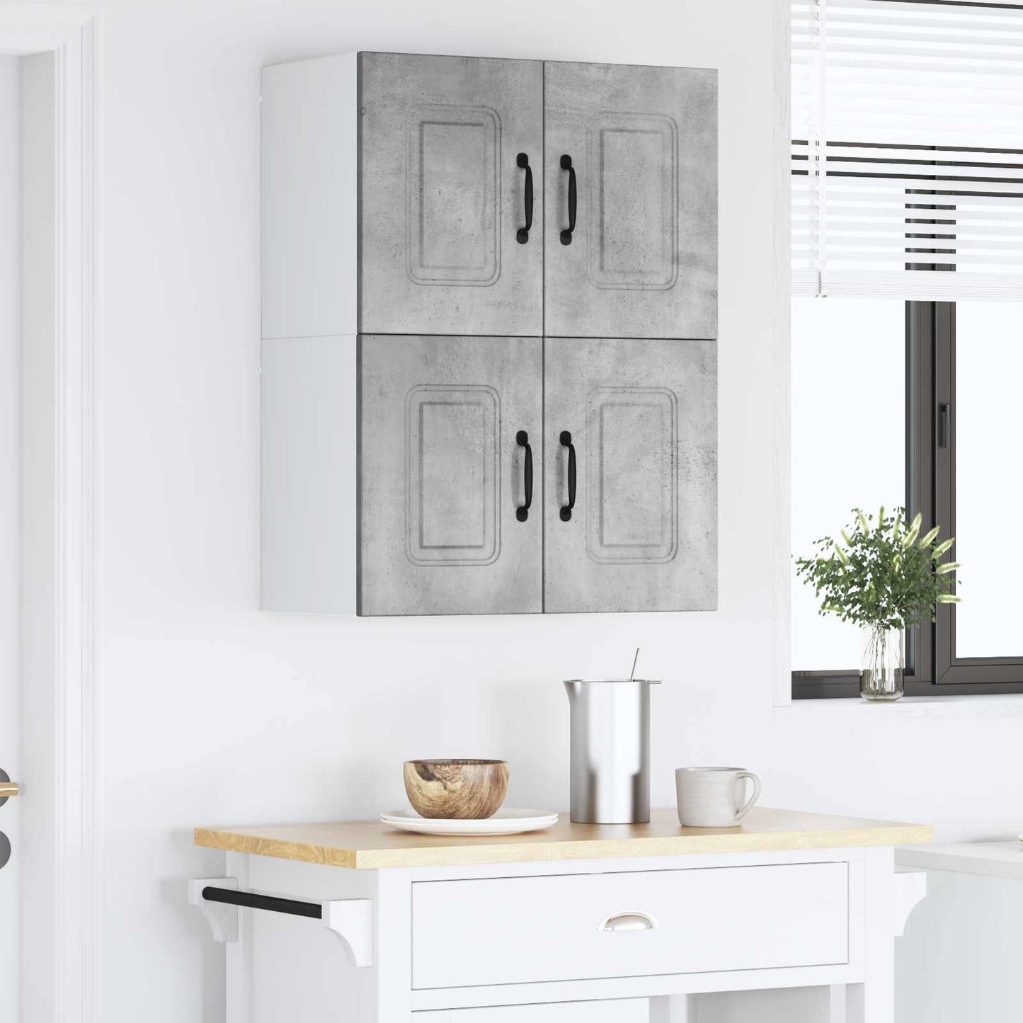 Dishwasher Panel Kalmar 2 pcs Concrete Grey 60 x 31 x 40 cm
