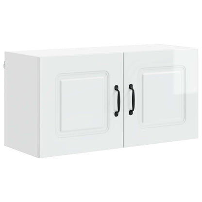 Dishwasher Panel Kalmar High Gloss White 80 x 31 x 40 cm