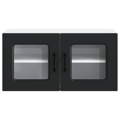 Dishwasher Panel Kalmar Black 80 x 31 x 40 cm Engineered Wood