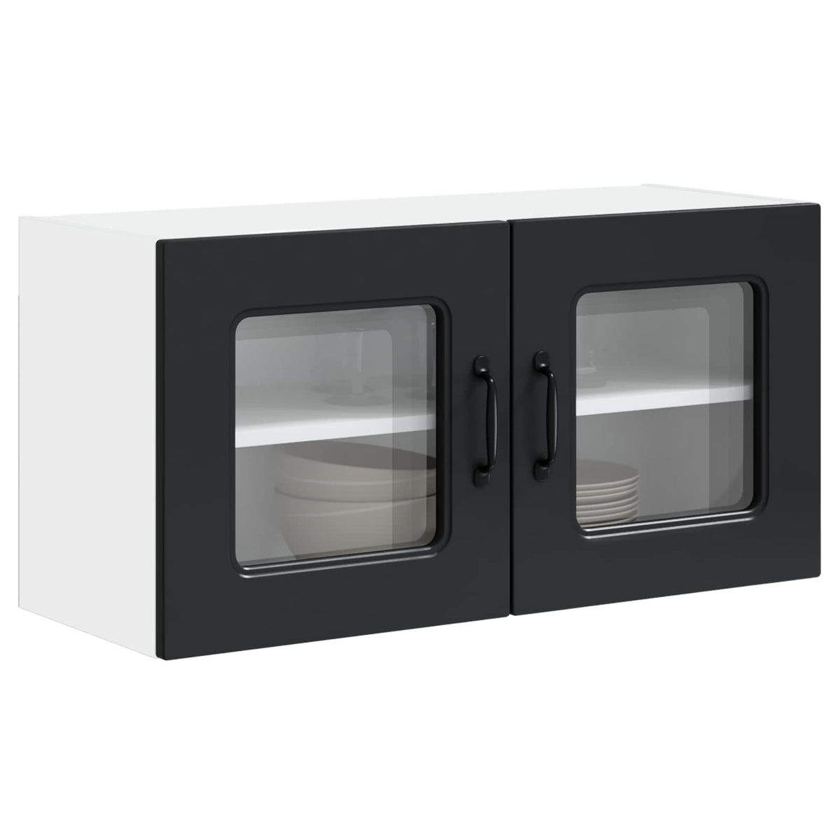 Dishwasher Panel Kalmar Black 80 x 31 x 40 cm Engineered Wood