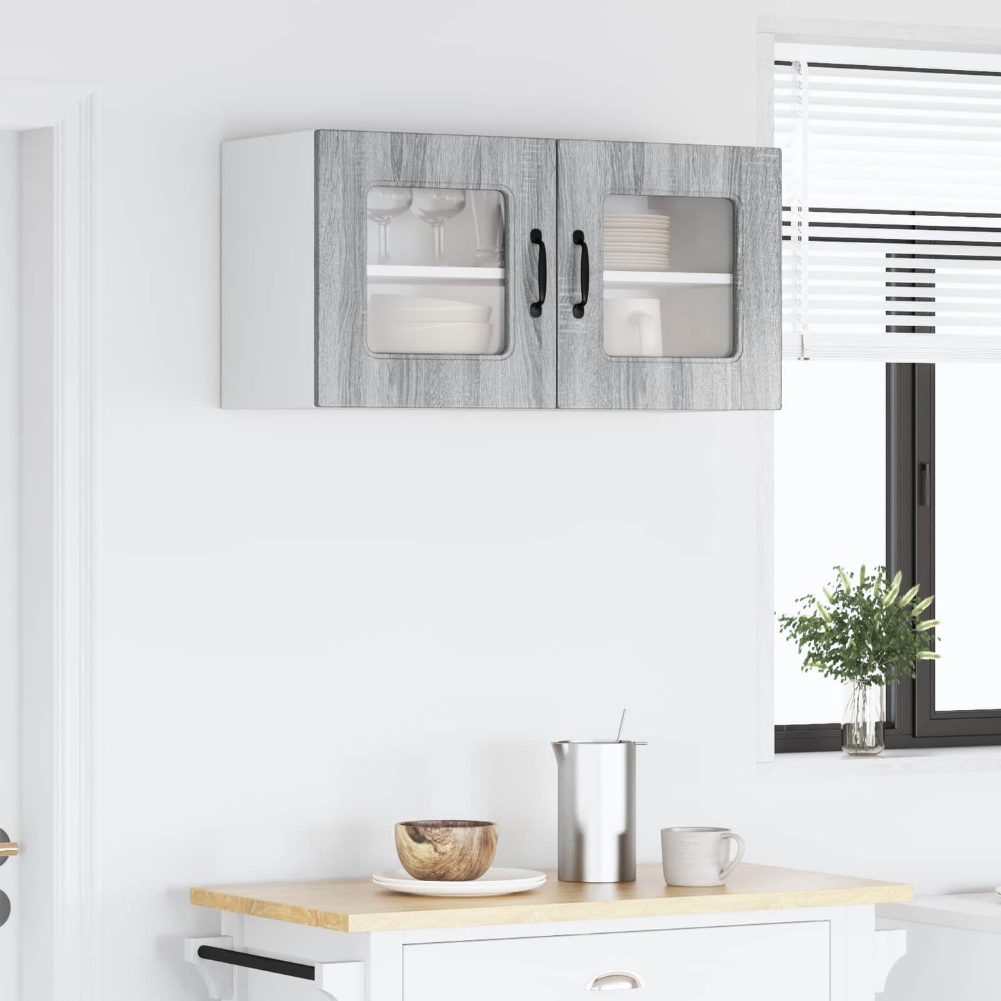 Dishwasher Panel Kalmar Grey Sonoma 80 x 31 x 40 cm