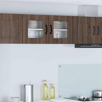 Dishwasher Panel Kalmar Brown Oak 80 x 31 x 40 cm