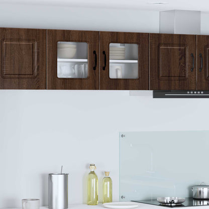 Dishwasher Panel Kalmar Brown Oak 80 x 31 x 40 cm