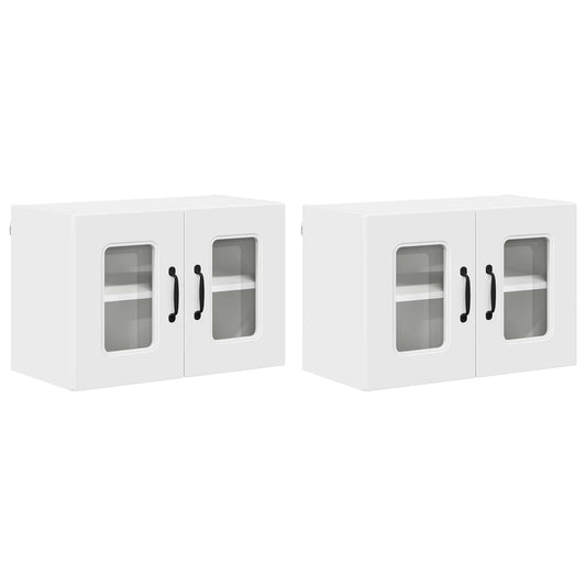 Dishwasher Panel Kalmar 2 pcs White Engineered Wood