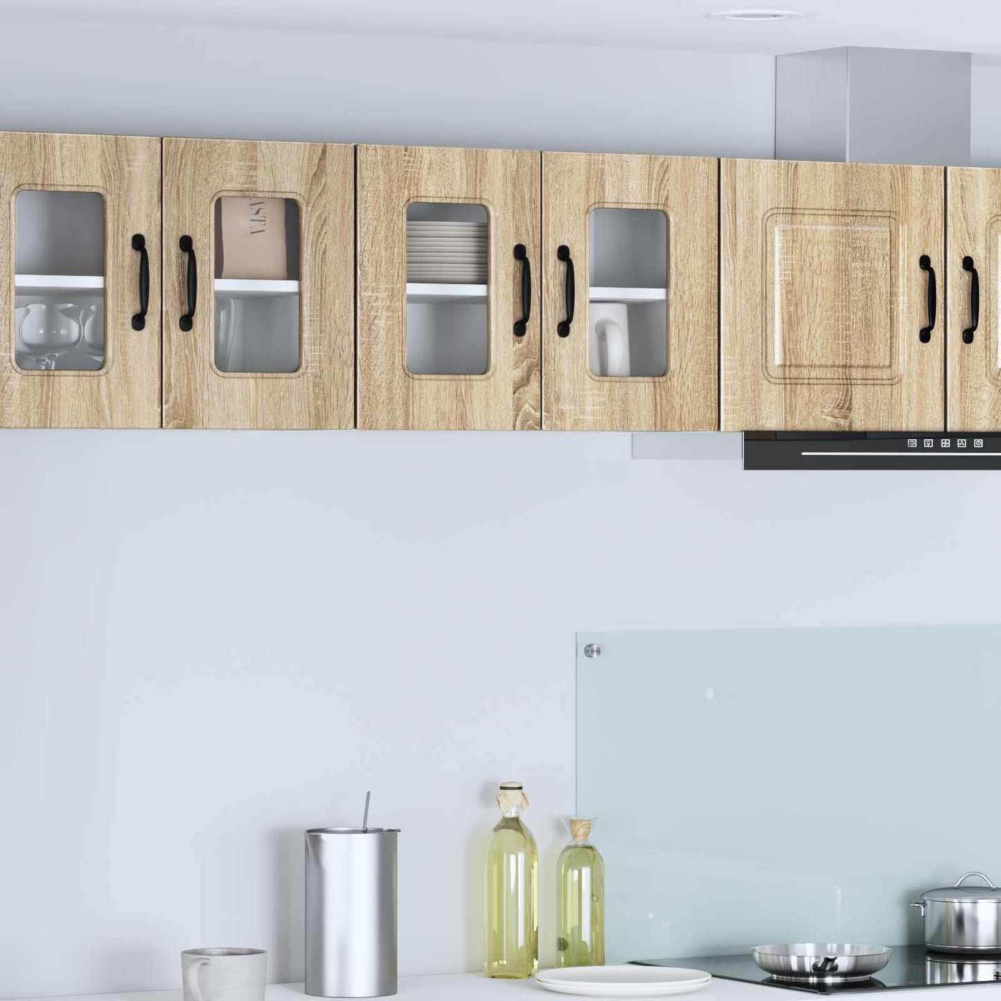 Dishwasher Panel Kalmar 2 pcs Sonoma Oak Engineered Wood