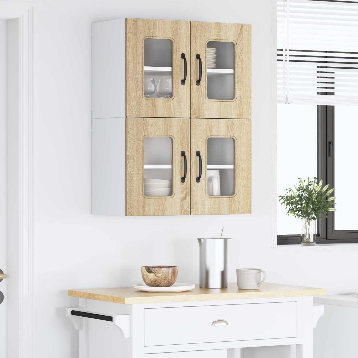 Dishwasher Panel Kalmar 2 pcs Sonoma Oak Engineered Wood