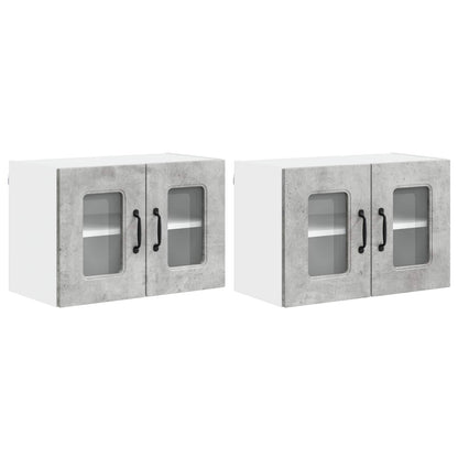 Dishwasher Panel Kalmar 2 pcs Concrete Grey 60 x 31 x 40 cm