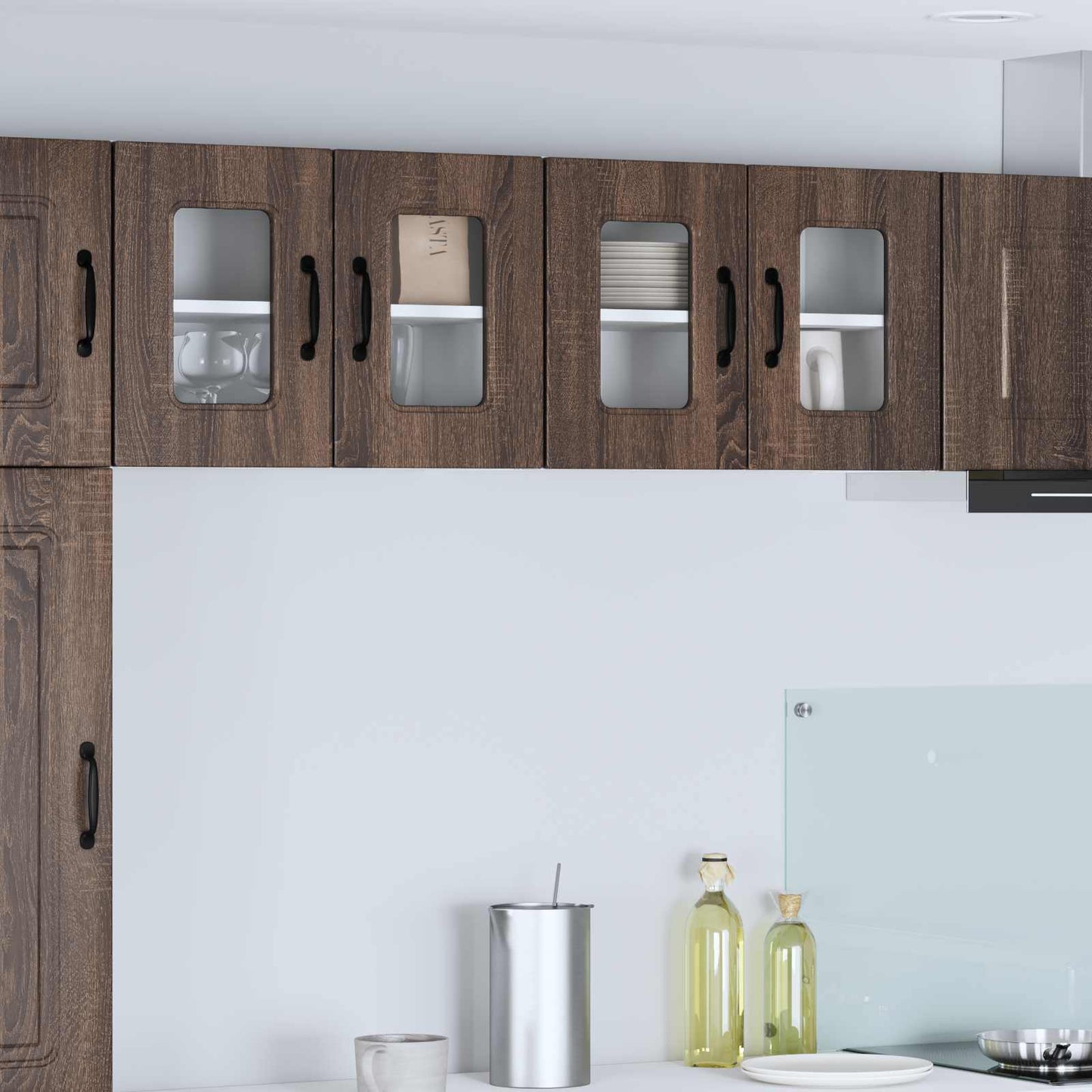 Dishwasher Panel Kalmar 2 pcs Brown Oak 60 x 31 x 40 cm