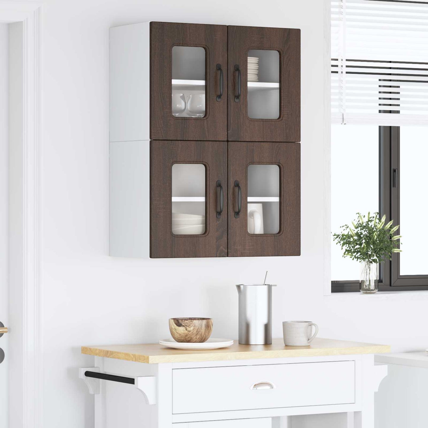 Dishwasher Panel Kalmar 2 pcs Brown Oak 60 x 31 x 40 cm