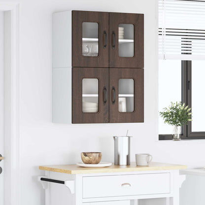 Dishwasher Panel Kalmar 2 pcs Brown Oak 60 x 31 x 40 cm