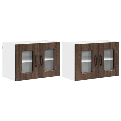 Dishwasher Panel Kalmar 2 pcs Brown Oak 60 x 31 x 40 cm