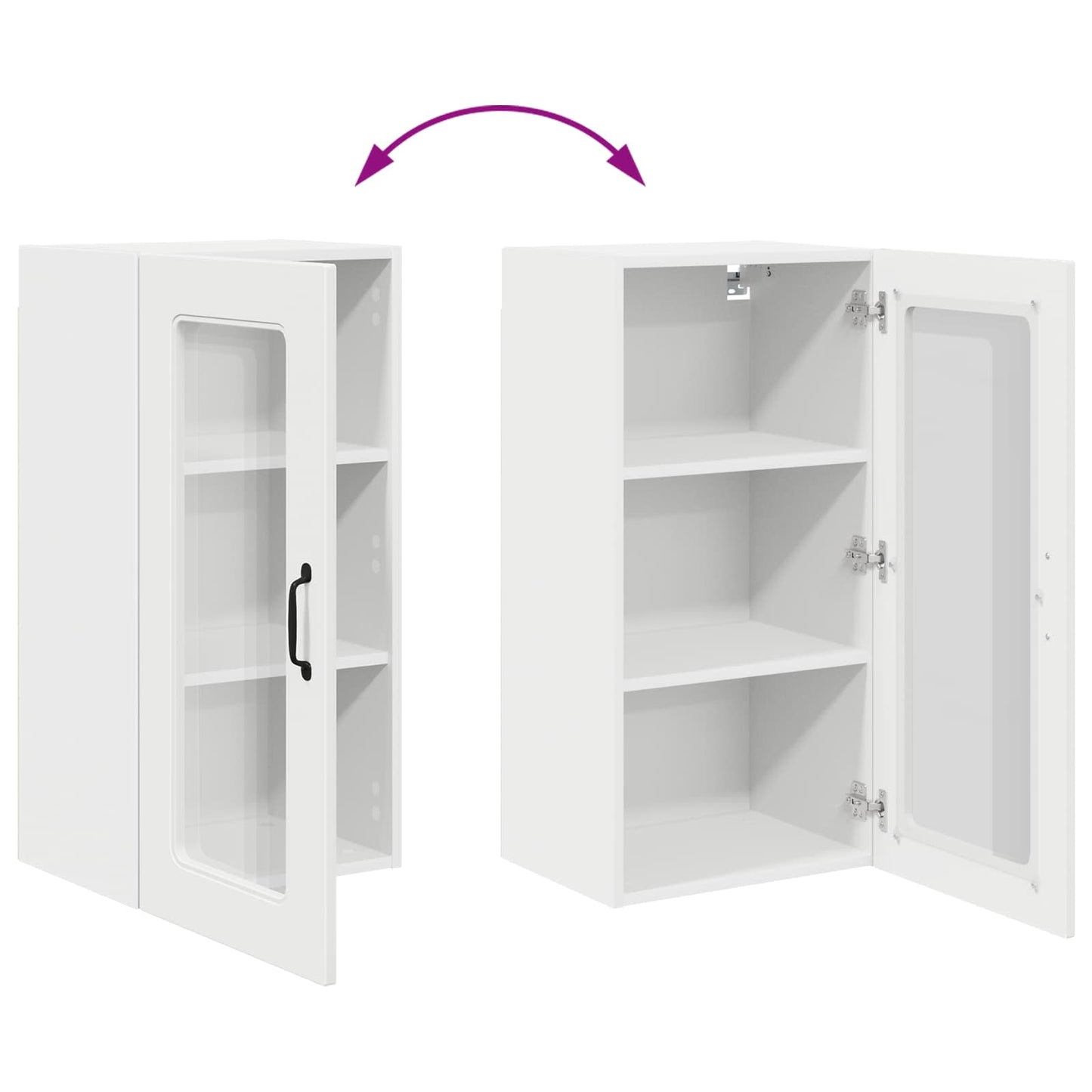 Dishwasher Panel Kalmar White 40 x 31 x 80 cm Engineered Wood