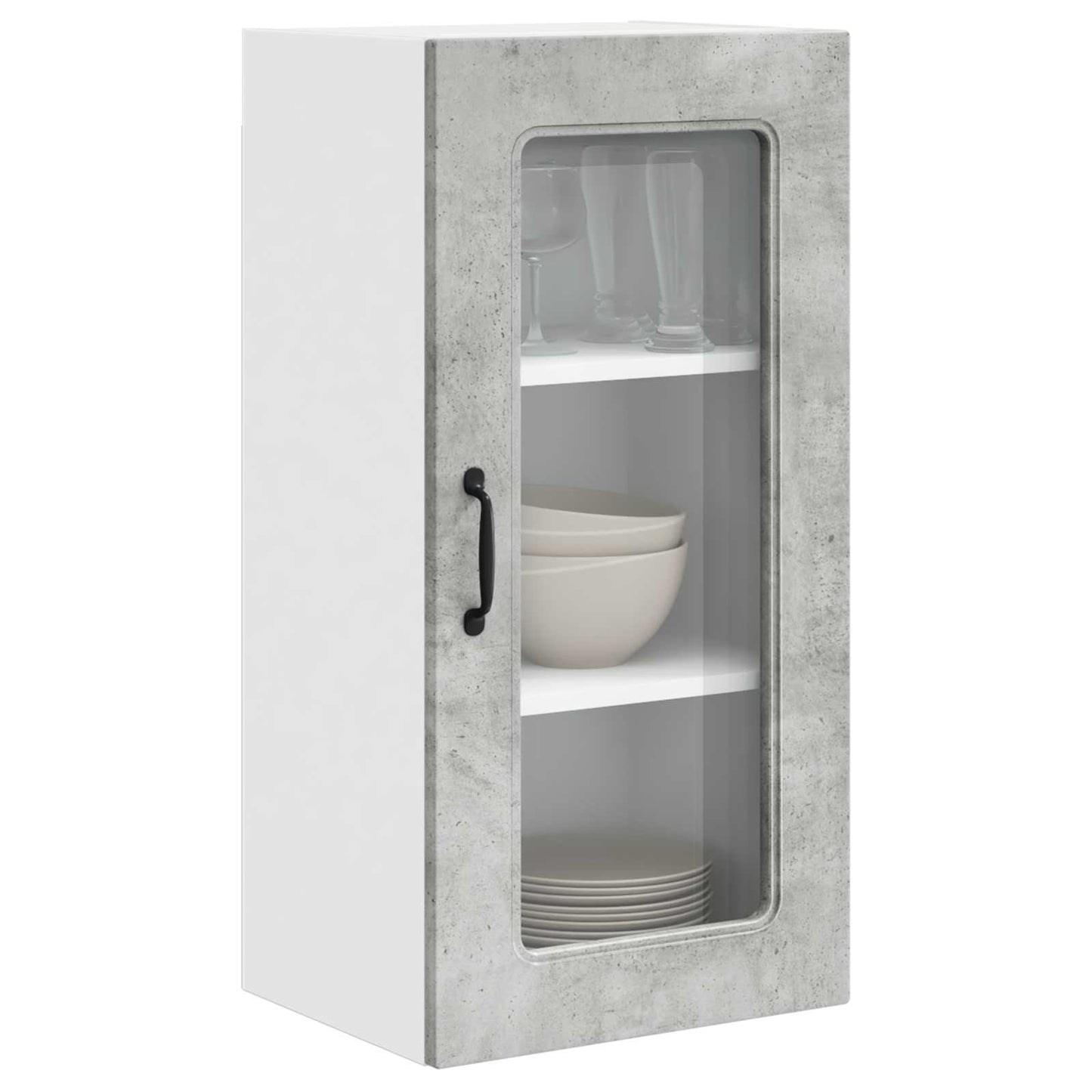 Dishwasher Panel Kalmar 2 pcs Concrete Grey Engineered Wood