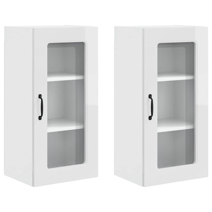 Dishwasher Panel Kalmar 2 pcs High Gloss White 40 x 31 x 80 cm