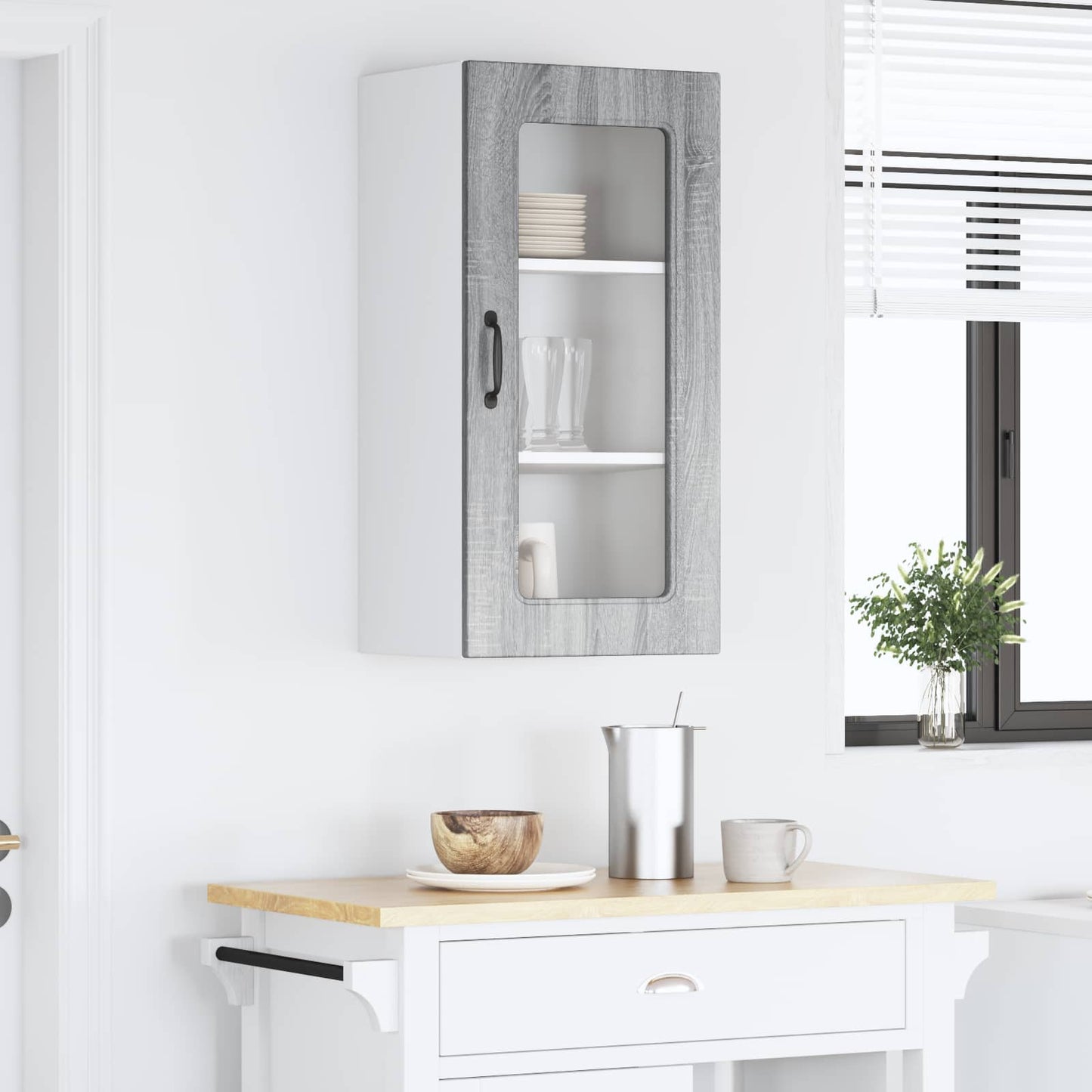 Dishwasher Panel Kalmar Grey Sonoma 40 x 31 x 80 cm