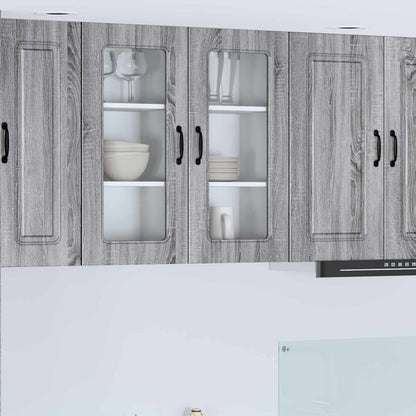Dishwasher Panel Kalmar 2 pcs Grey Sonoma Engineered Wood