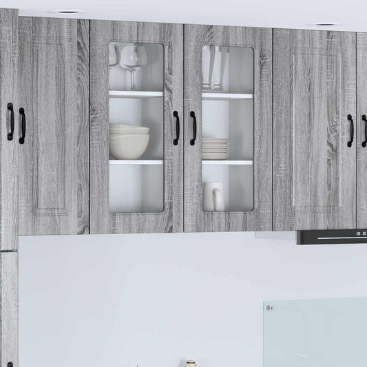 Dishwasher Panel Kalmar 2 pcs Grey Sonoma 40 x 31 x 80 cm