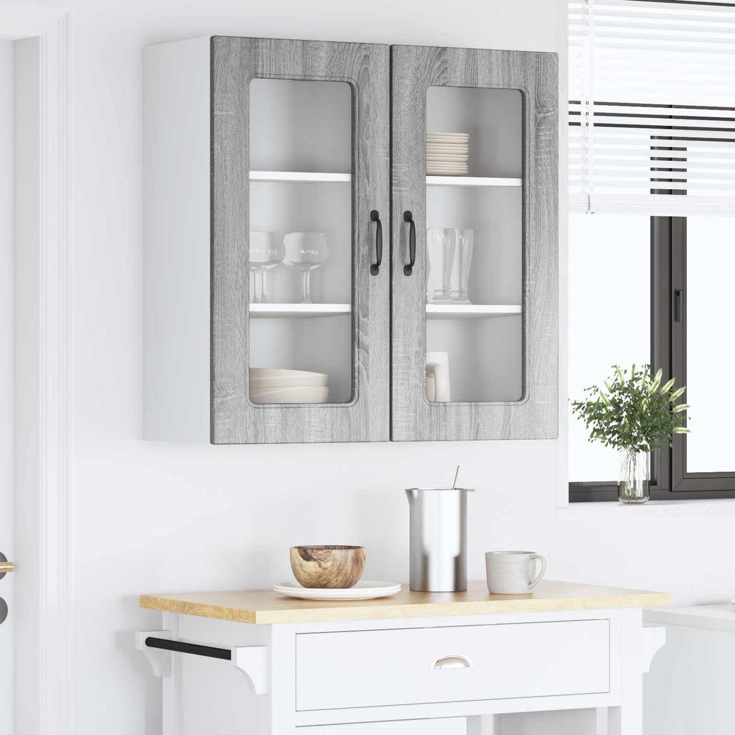 Dishwasher Panel Kalmar 2 pcs Grey Sonoma 40 x 31 x 80 cm