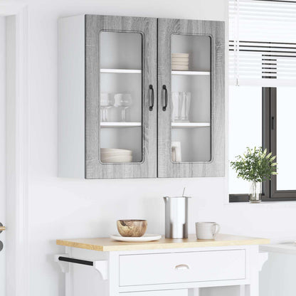 Dishwasher Panel Kalmar 2 pcs Grey Sonoma Engineered Wood