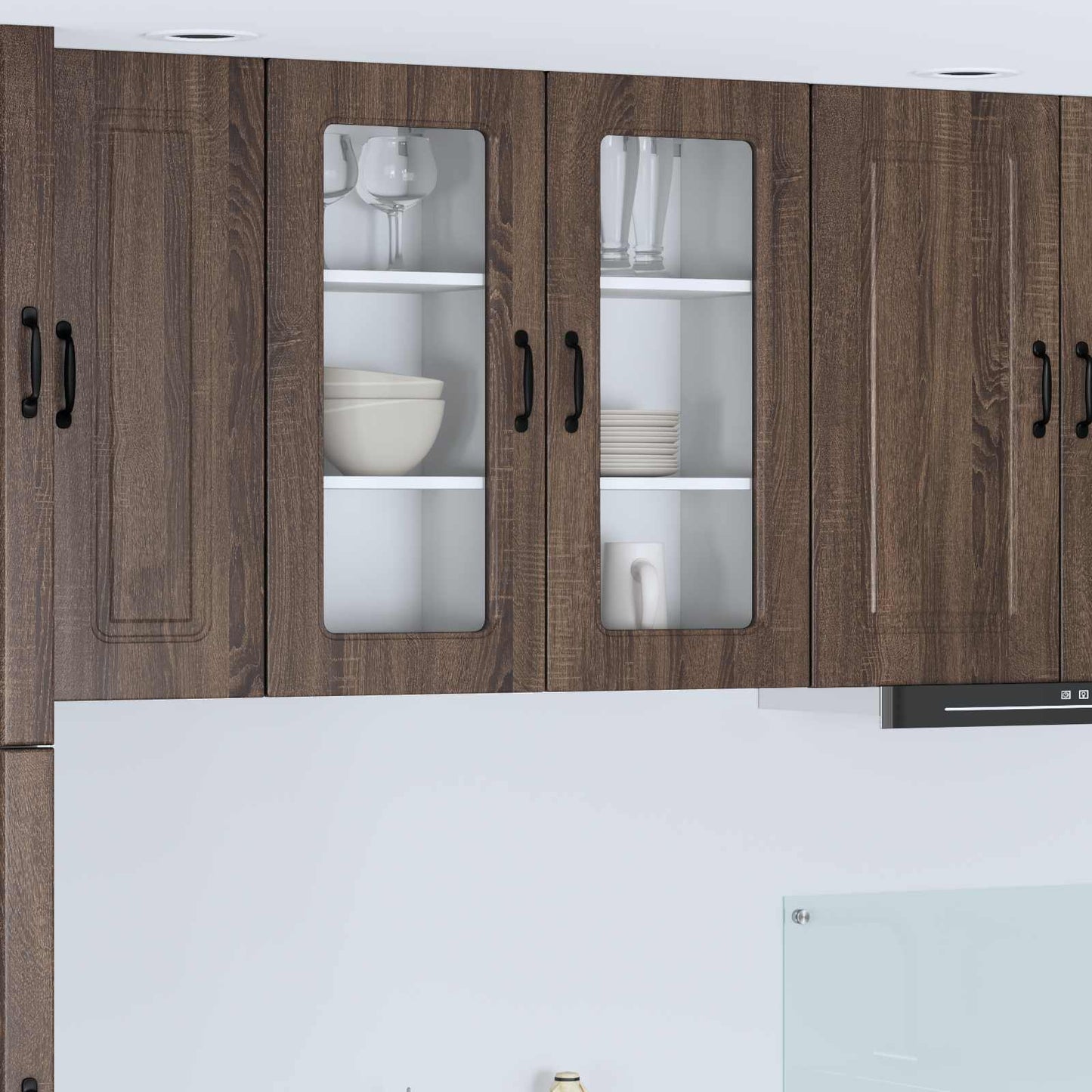 Dishwasher Panel Kalmar 2 pcs Brown Oak 40 x 31 x 80 cm